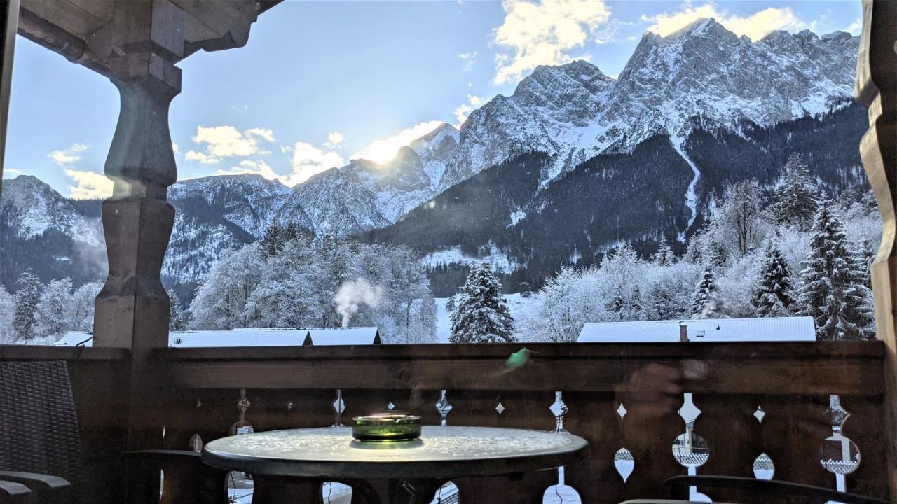 Ferienhaus Wetterstein グライナウ エクステリア 写真
